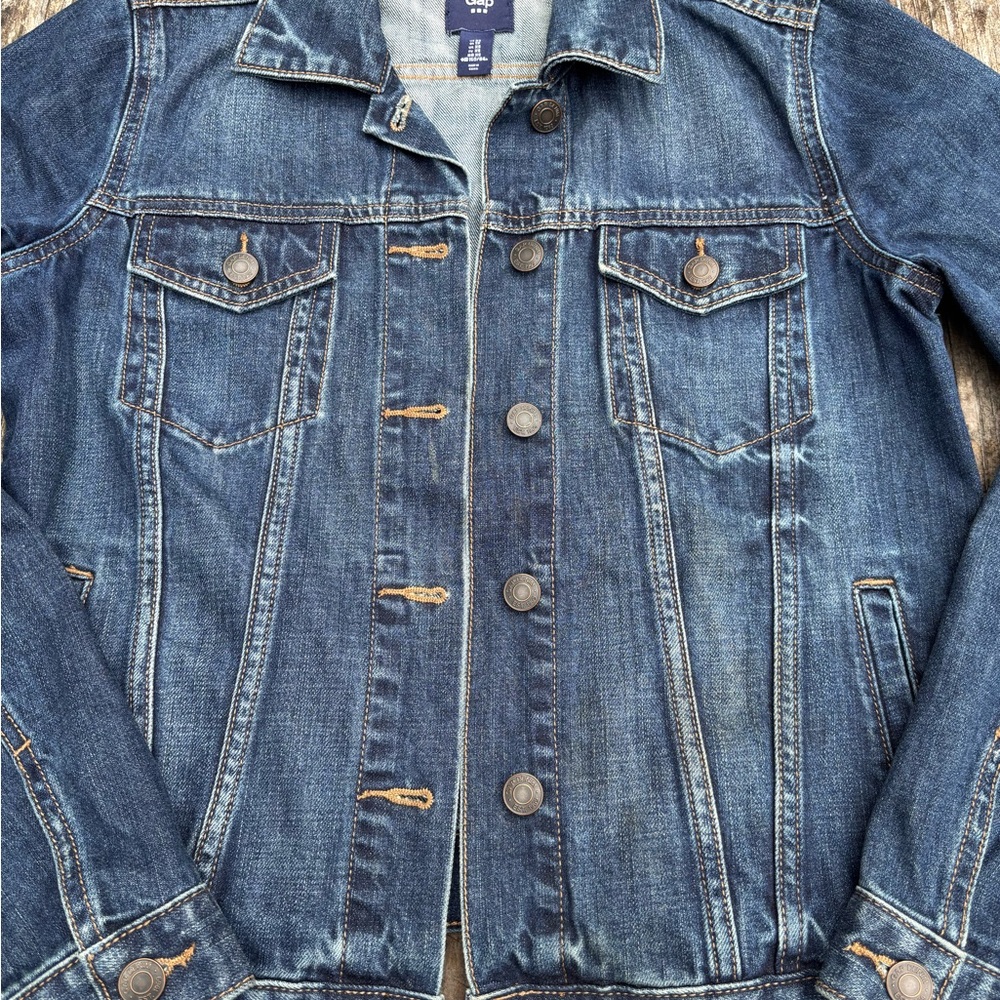 GAP Classic Blue Denim Jacket size XS - Picture 4 of 9